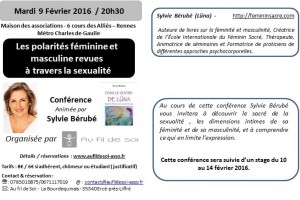 Flier conférence Sylvie Bérubé